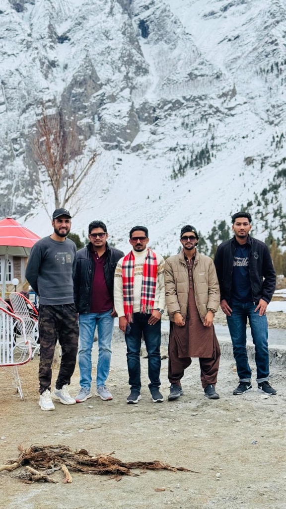 Khalti Lake Ghizer frozen ice winter tourism